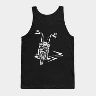 Big Buffalo steering wheel motorbike Tank Top